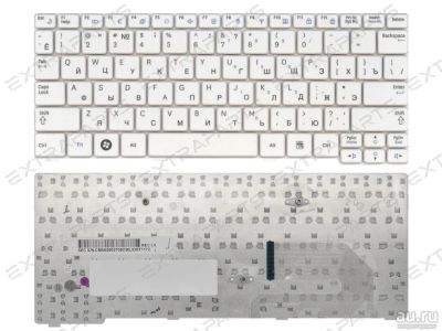 Лот: 15963418. Фото: 1. Клавиатура SAMSUNG N150 (RU) белая. Клавиатуры для ноутбуков