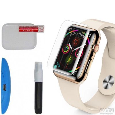 Лот: 17515256. Фото: 1. Защитное стекло Apple Watch 4... Смарт-часы, фитнес-браслеты, аксессуары