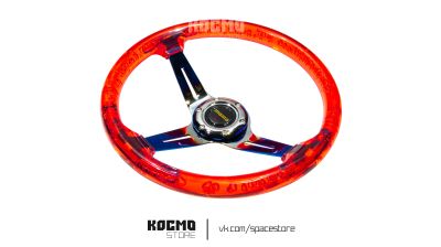 Лот: 20776950. Фото: 1. Руль "Пузырьки" красный. Другое (автозапчасти)