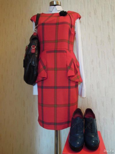 Лот: 8319258. Фото: 1. Новое великолепное красное платье-сарафан... Платья