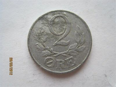 Лот: 1685020. Фото: 1. vz Дания 2 эре 1941, алюминий. Европа