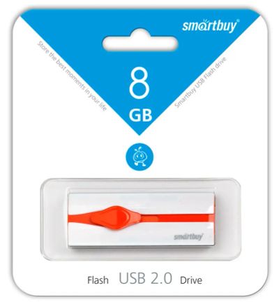 Лот: 12157371. Фото: 1. Флеш-накопитель USB2.0 8Gb SmartBuy... USB-флеш карты