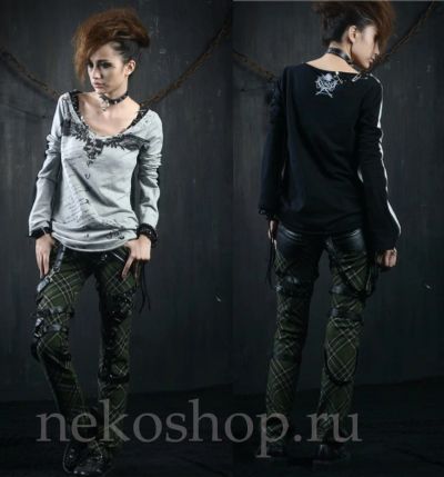 Лот: 3294698. Фото: 1. брюки фирмы punk rave. Брюки, шорты