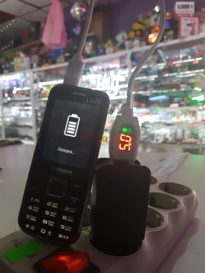 Лот: 11600314. Фото: 1. кабель с вольт и амперметром microusb... Дата-кабели, переходники