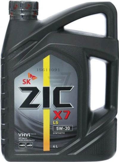 Лот: 10928108. Фото: 1. Масло моторное ZIC X7 LS 5W-30... Масла, жидкости