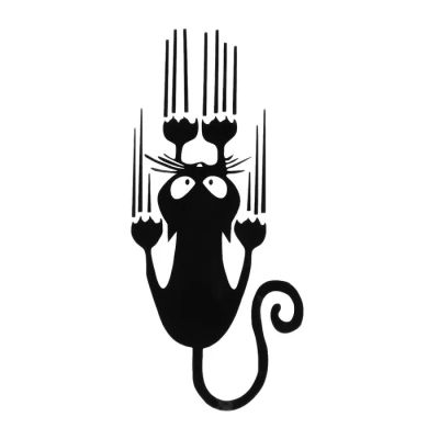 Лот: 25879877. Фото: 1. Наклейка на авто 10×13 см, «Кот... Двигатель и элементы двигателя