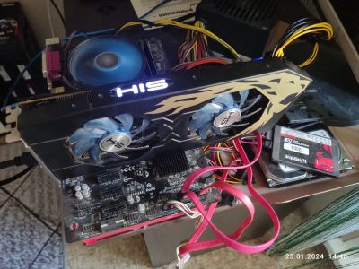 Лот: 21254915. Фото: 1. Видеокарта HIS RX 480 IceQ X2... Видеокарты