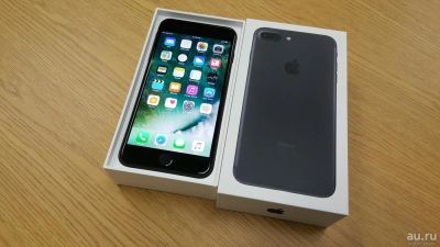 Лот: 9382325. Фото: 1. Apple iPhone 7 смартфон черный... Смартфоны