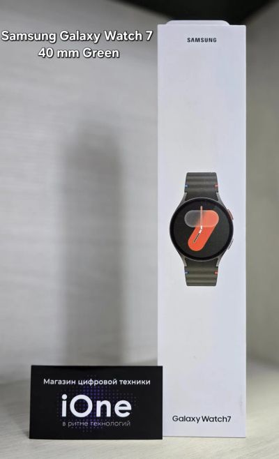Лот: 25244191. Фото: 1. Samsung Galaxy Watch 7 40mm Green... Смарт-часы, фитнес-браслеты, аксессуары
