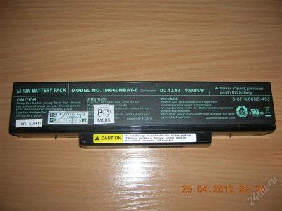 Лот: 1770989. Фото: 1. Li-ion акку от ноутбука 10,V 4000mAh. Аккумуляторы