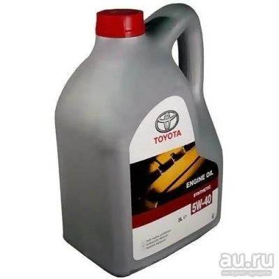 Лот: 13441956. Фото: 1. Toyota 5W-40 Motor Oil 5 л. Масла, жидкости