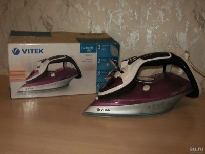 Лот: 10246344. Фото: 1. Паровой утюг Vitek. Утюги, парогенераторы, отпариватели