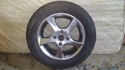 Лот: 7930278. Фото: 1. Литые диски K&K на резине GoodYear. Шины на дисках