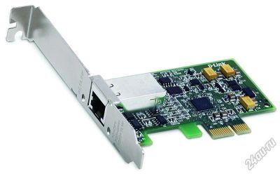 Лот: 5548326. Фото: 1. Сетевая карта LAN PCI-E D-Link... Сетевые карты