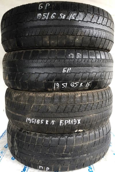 Лот: 14717704. Фото: 1. Шины 195/65 R15 195/65/15 Bridgestone... Шины