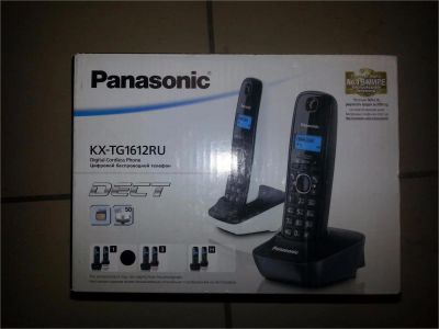 Лот: 10268116. Фото: 1. Радиотелефоны panasonic kx-tg1612ru. Проводные телефоны