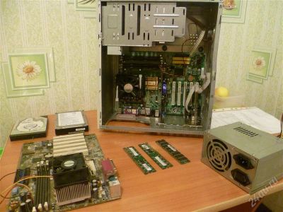 Лот: 1225002. Фото: 1. компьютерные комплектующие одним... Компьютеры в сборе