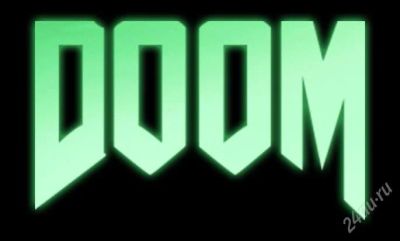Лот: 2626980. Фото: 1. Светящаяся наклейка на авто "DOOM... Наклейки автомобильные