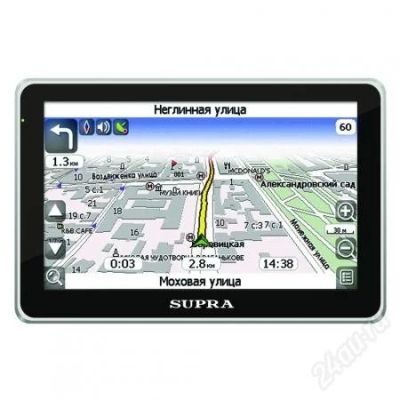 Лот: 1953693. Фото: 1. Автомобильный GPS-навигатор Supra... GPS-навигаторы