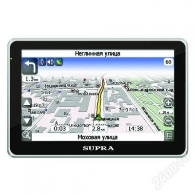 Лот: 1664273. Фото: 1. Автомобильный GPS-навигатор Supra... GPS-навигаторы