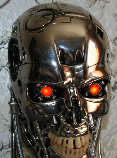 Лот: 11840118. Фото: 1. Terminator T-800 бюст 1:1. Игрушки