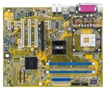 Лот: 1964351. Фото: 1. ASUS P4GPL-X, Socket S478 и PCI-E... Материнские платы
