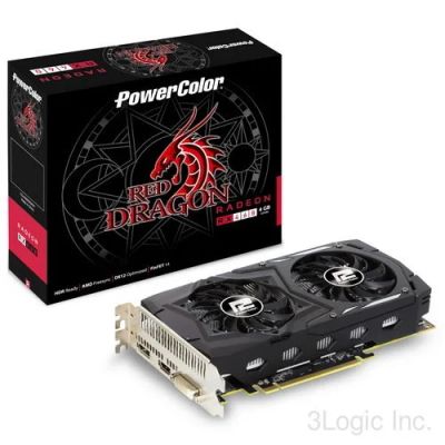 Лот: 9808423. Фото: 1. Видеокарта PowerColor AMD Radeon... Видеокарты