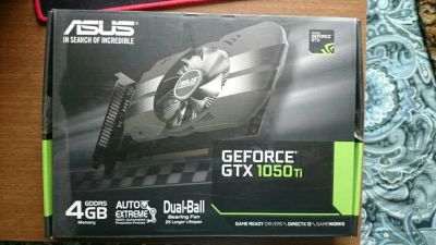 Лот: 11487889. Фото: 1. ASUS nVidia GeForce GTX 1050TI. Видеокарты
