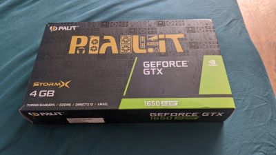 Лот: 17495140. Фото: 1. Gtx 1650 super stormx. Видеокарты