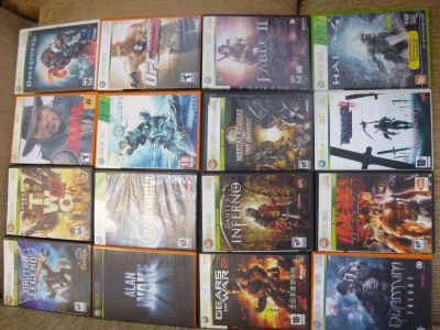 Лот: 6013055. Фото: 1. Игры на Xbox 360 - 16 шт. одним... Игры для консолей