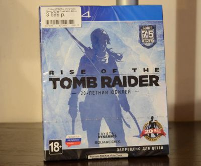 Лот: 8965573. Фото: 1. Rise of the Tomb Raider. PS4... Игры для консолей