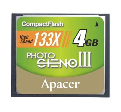 Лот: 6969052. Фото: 1. Apacer Photo Steno III CF 133X... Карты памяти