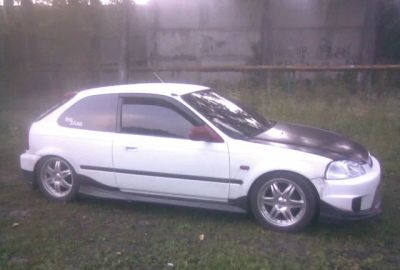Лот: 5029098. Фото: 1. Honda Civic EK Пороги. Детали тюнинга