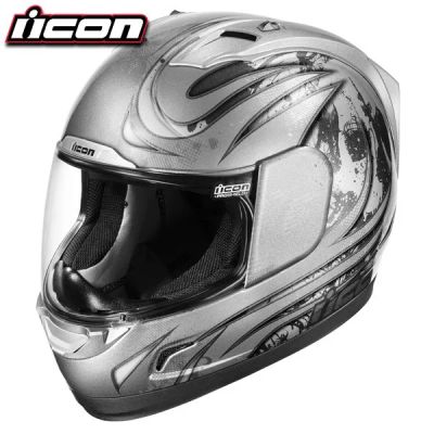 Лот: 3000606. Фото: 1. Мотошлем Icon Silver Alliance... Аксессуары