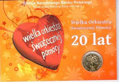 Лот: 5893992. Фото: 1. Польша 2012 2 злотых 20 лет Большому... Европа