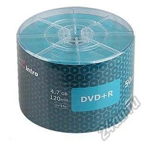 Лот: 5542253. Фото: 1. Диск DVDR Intro 4.7Gb 16x Shrink... CD, DVD, BluRay