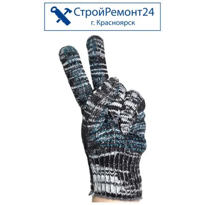 Лот: 25130459. Фото: 1. Перчатки х/б рабочие, покрытые... Защитные очки, каски, перчатки