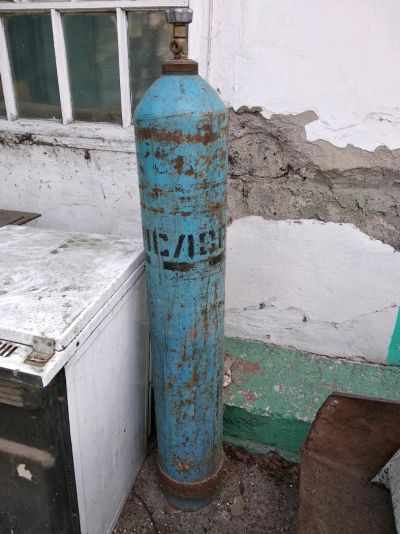 Лот: 11451760. Фото: 1. Баллон кислоррдный. Баллоны, газ в баллонах