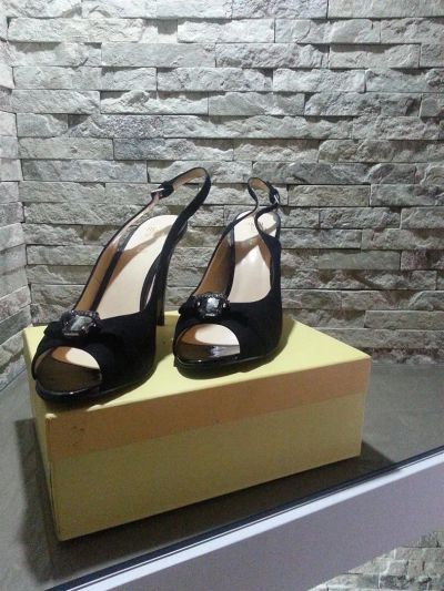 Лот: 3053844. Фото: 1. Босоножки, р 40, замша Moda Donna. Босоножки