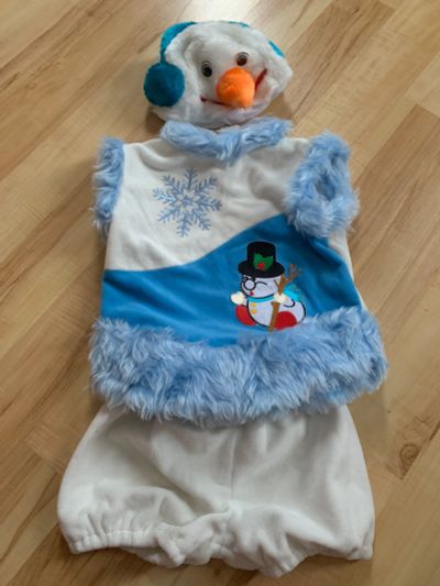 Лот: 19680922. Фото: 1. Костюм «Снеговик». Детские карнавальные, праздничные костюмы