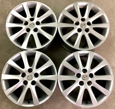 Лот: 12331413. Фото: 1. Б/П по РФ Оригинал Mazda R17 ЕТ55. Диски