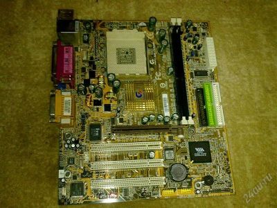 Лот: 980189. Фото: 1. Материнская Плата GIGABYTE GA-7VKMP... Материнские платы