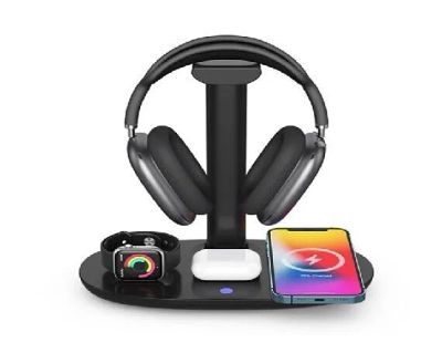 Лот: 20884765. Фото: 1. Зарядная станция B15 Wireless... Зарядные устройства, блоки питания, адаптеры сетевые для смартфонов