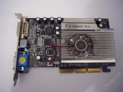 Лот: 300409. Фото: 1. Видеокарта GeForce FX 5600 128mb. Видеокарты