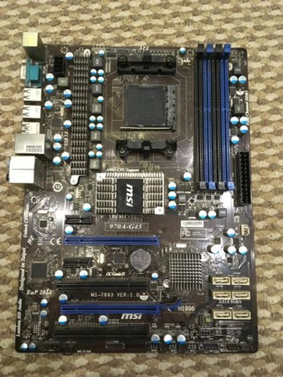 Лот: 10450859. Фото: 1. Материнская плата MSI 970A-g45. Материнские платы