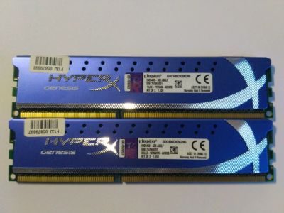Лот: 12518481. Фото: 1. 8Gb (2x4Gb) DDR3 Kingston HyperX... Оперативная память