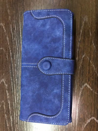 Лот: 9794426. Фото: 1. Новый кошелёк женский Цвет: Синий... Бумажники, кошельки, портмоне