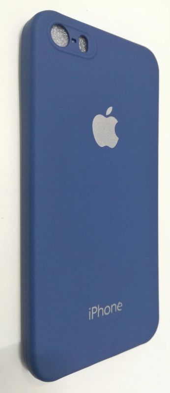 Лот: 14714161. Фото: 1. Чехол для iPhone 5/5S Apple тёмно-синий. Чехлы, бамперы
