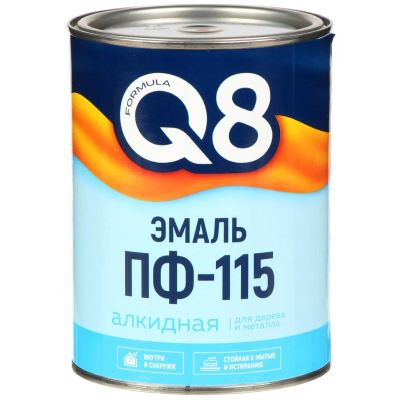Лот: 25283113. Фото: 1. Эмаль Formula Q8, ПФ-115, алкидная... Краски, лаки, растворитель