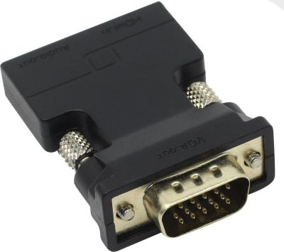 Лот: 19533375. Фото: 1. Переходник HDMI (F) - VGA (M... Шнуры, кабели, разъёмы